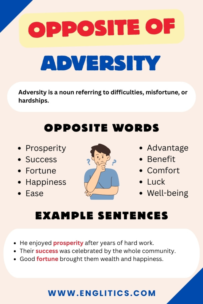 Opposite of Adversity