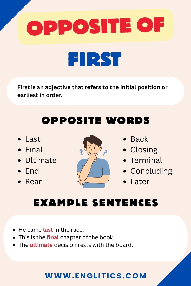 Opposite of First