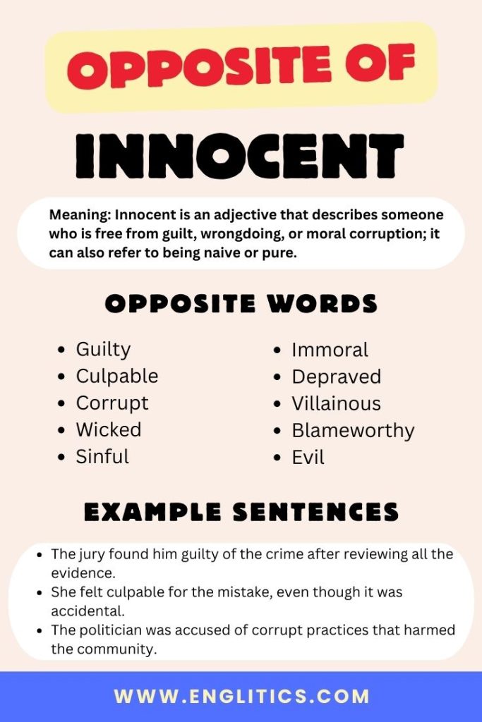 Opposit of Innicent