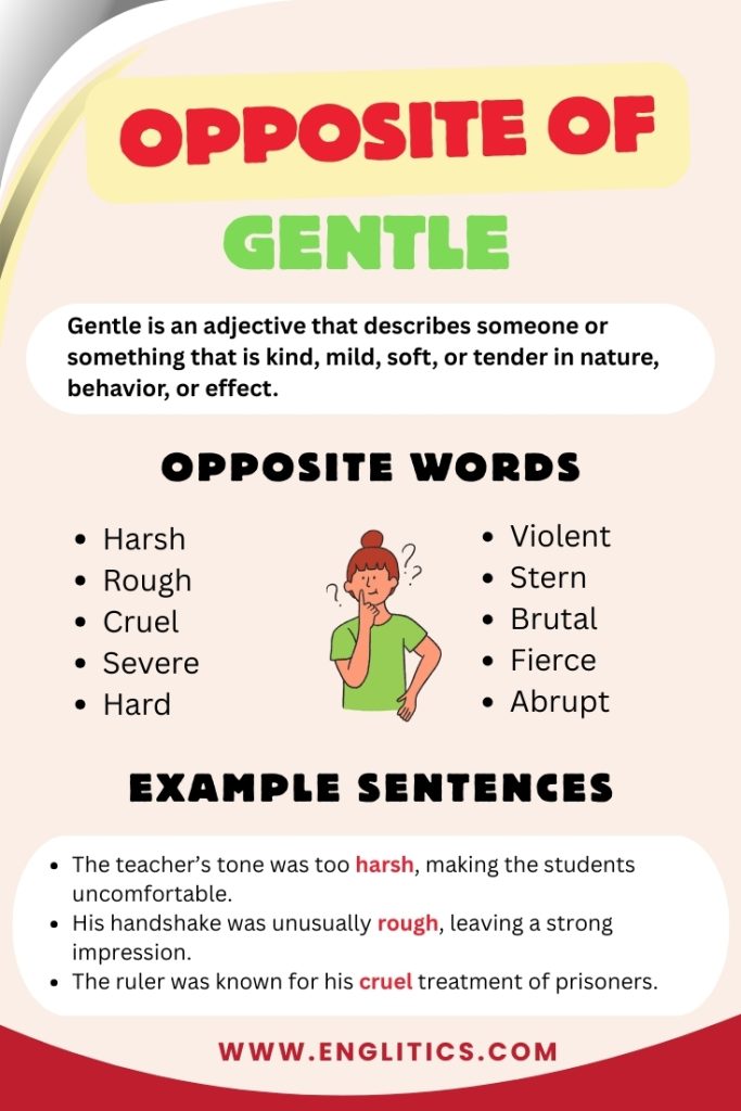 Opposite of Gentle