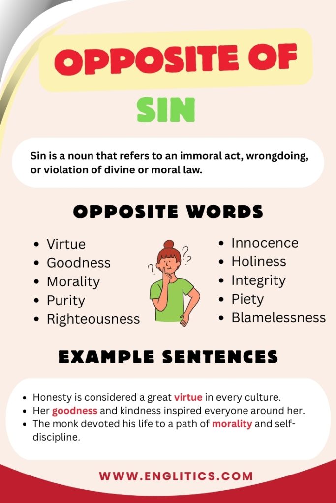 Opposite of Sin